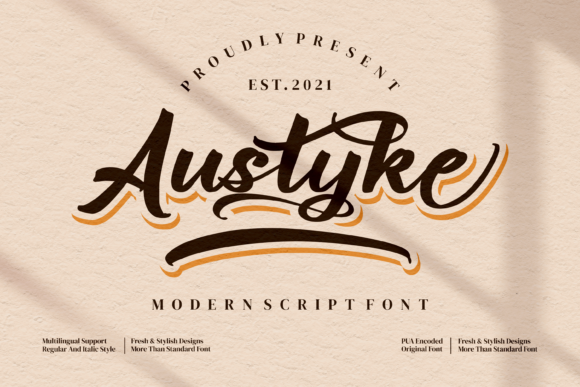 Austyke: A Bold Handwritten Font for Memorable Brand Campaigns