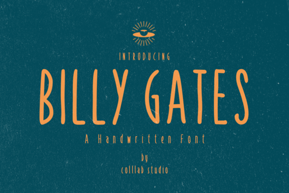 Billy Gates: A Handwritten Font That Feels Like a Personal Note