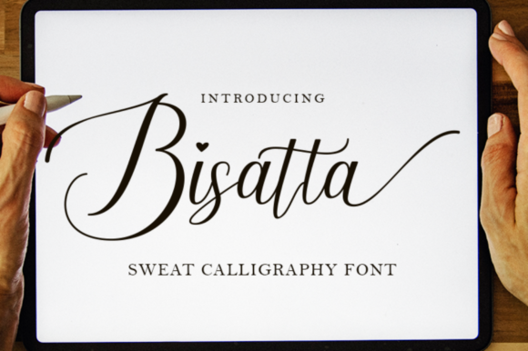 Bisatta Calligraphy: A Beautiful Typeface for Polished Branding