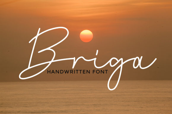 Briga Font Review: A Graceful Script for Creative Branding