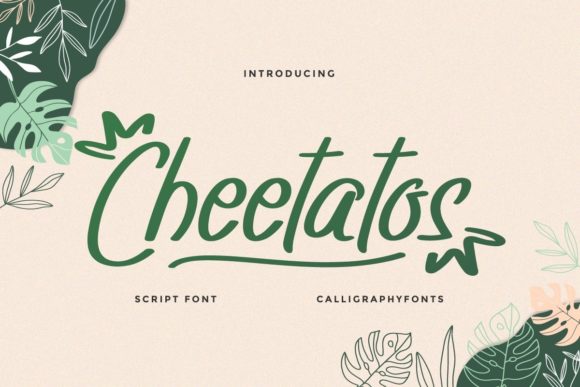 Cheetatos: A Playful Script Font for Stronger Brand Impact