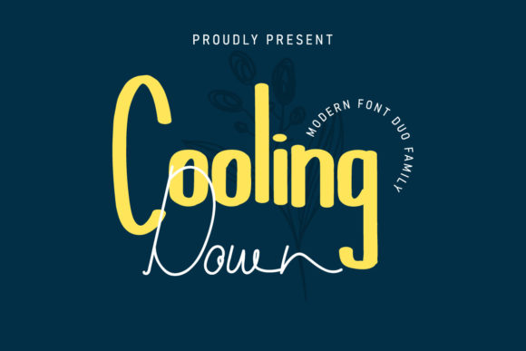 Cooling Down Font: A Chic and Cheery Typeface for Crafters