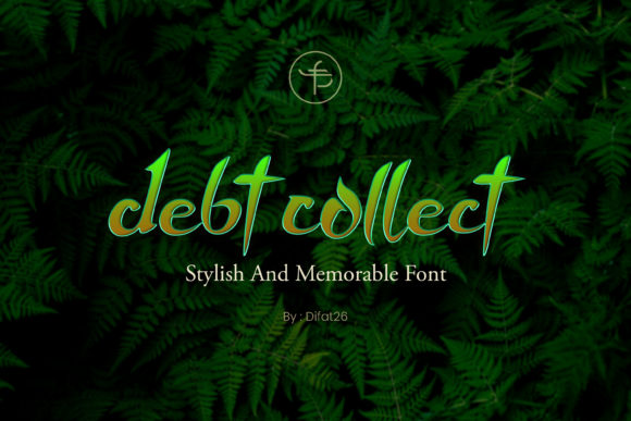 Debt Collect Font: A Delicate Script for Editorial Design