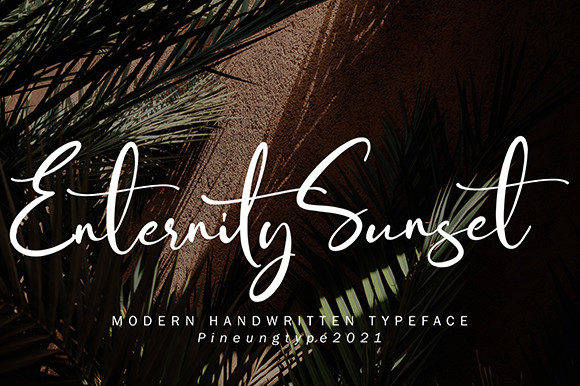 Enternity Sunset: A Beautiful Font for Business Branding