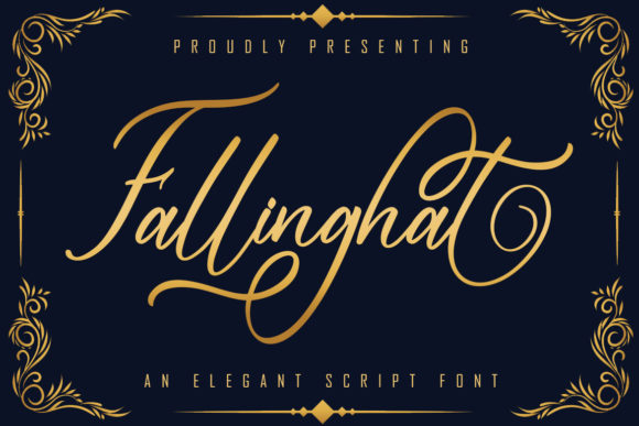 Fallinghat Font: A Script Amp Typeface That Elevates Digital Design