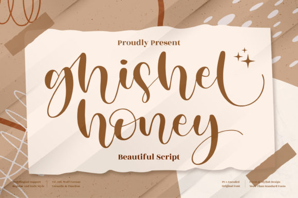 Ghisel Honey: A Script Font That Elevates Brand Design