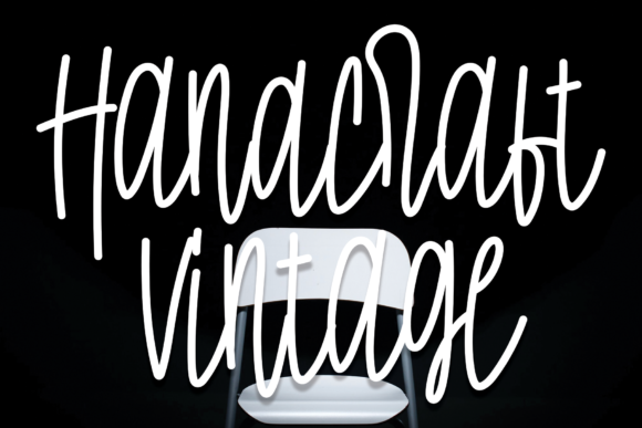Handcraft Vintage: A Timeless Handwritten Typeface for Craft Creators