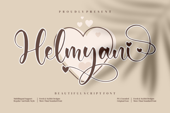 Helmyani: A Script Font with Quiet Elegance