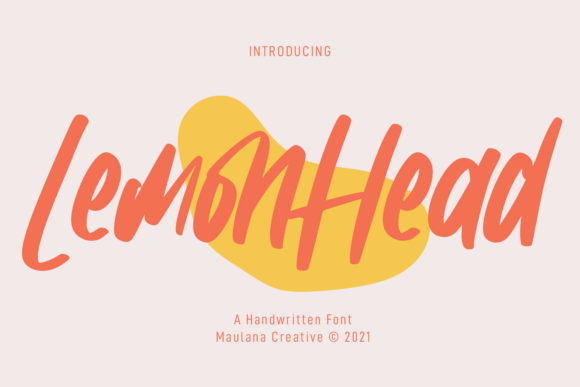 Lemonhead Font: A Versatile Handwritten Typeface for Crafters