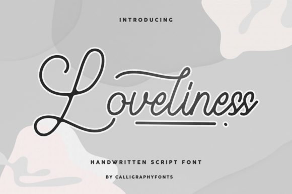Loveliness Font: A Playful Script for Creative Branding