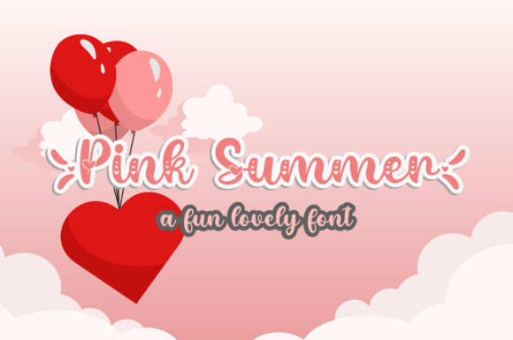 Pink Summer Font: A Delightful Typeface for Luxurious Branding
