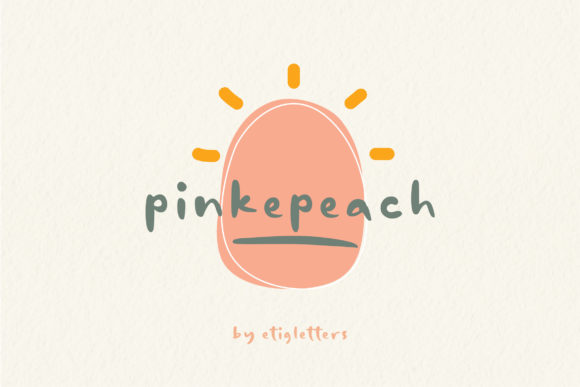 Pinkepeach Font: A Handwritten Typeface for Authentic Campaign Design