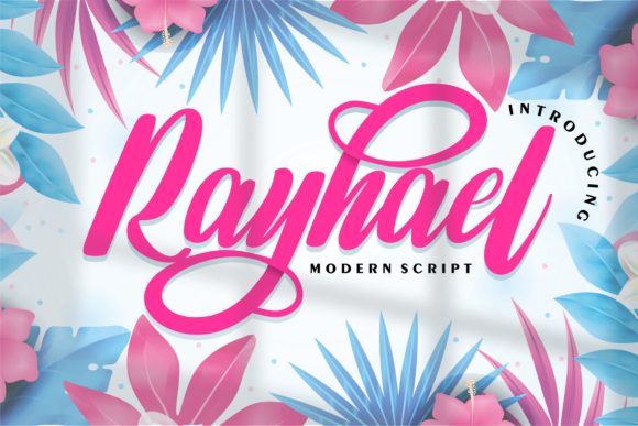 Rayhael: A Script Font That Elevates Editorial Design