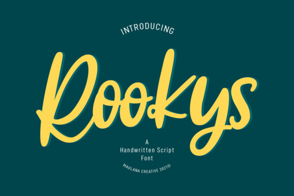 Rookys: A Handwritten Font That Elevates Your Brand