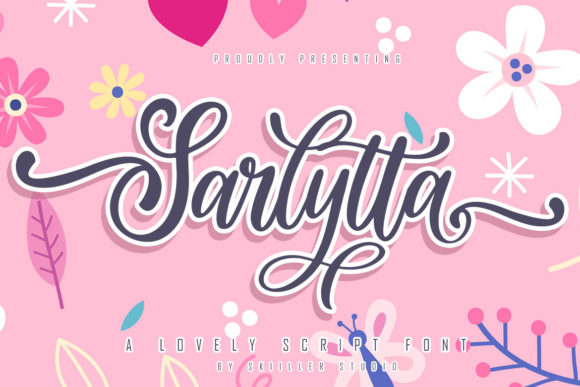 Sarlytta: A Beautiful Script Font for Craft Creations