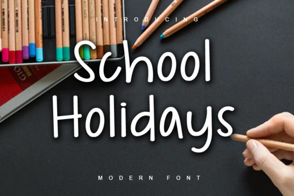 School Holidays Font: A Playful Typeface for a Polished Brand
