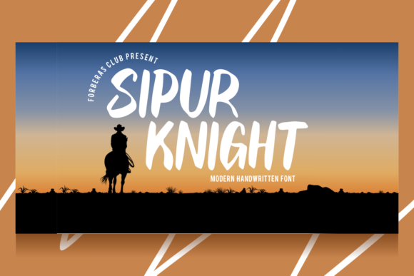 Sipur Knight: A Handwritten Font for Authentic Brand Typography
