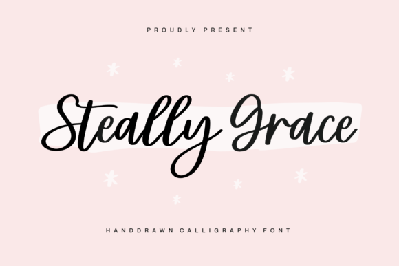 Steally Grace: A Script Font with Heart