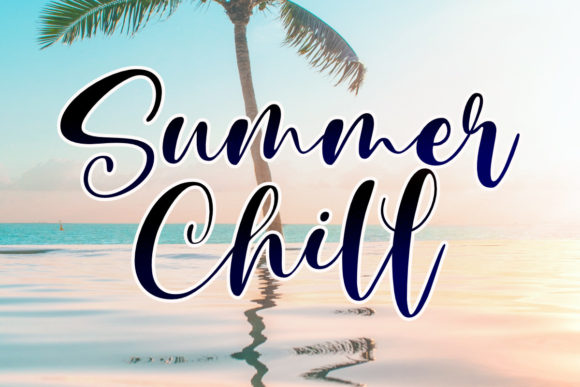 Summer Chill: A Sophisticated Script Font for Your Creative Projects