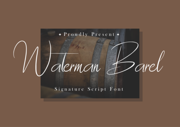 Waterman Barrel: A Script Font for Elegance in Marketing