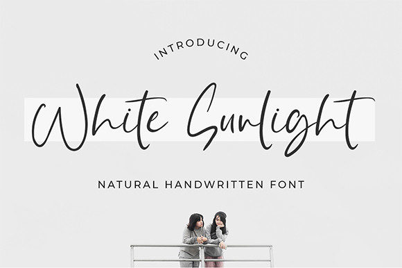 White Sunlight: A Handwritten Font That Elevates Your Brand