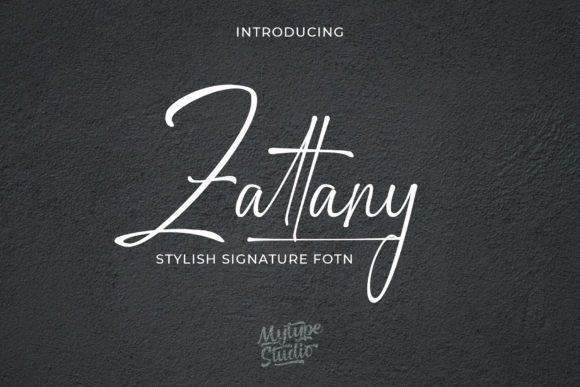 Zattany: A Vintage Script Font for Editorial Elegance